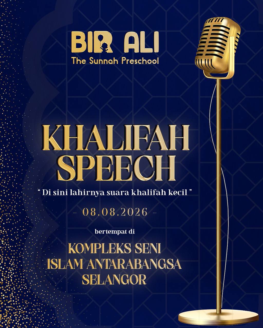 Poster Khalifah Speech Poster Khalifah Speech